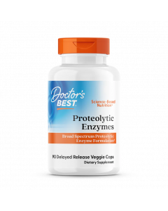 Doctor's Best Proteolytic Enzymes, 90 Delayed Release Veggie Caps