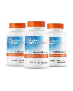 Doctor's Best Nattokinase, 2,000 FUs, 270 Veggie Caps