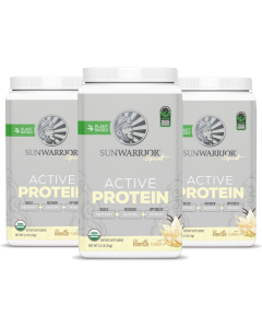 Sunwarrior - Active Protein Vanilla - 3 x 1 kg Voordeelpakket